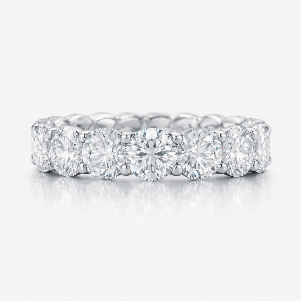 Certified IGI Round Lab-Grown Diamond Eternity Band