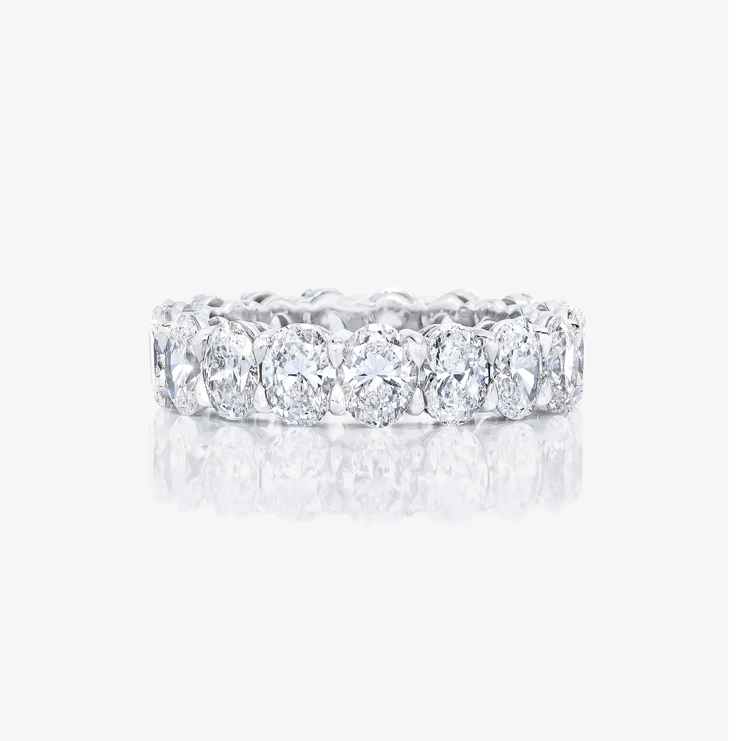 Certified IGI Oval Lab-Grown Diamond Eternity Band