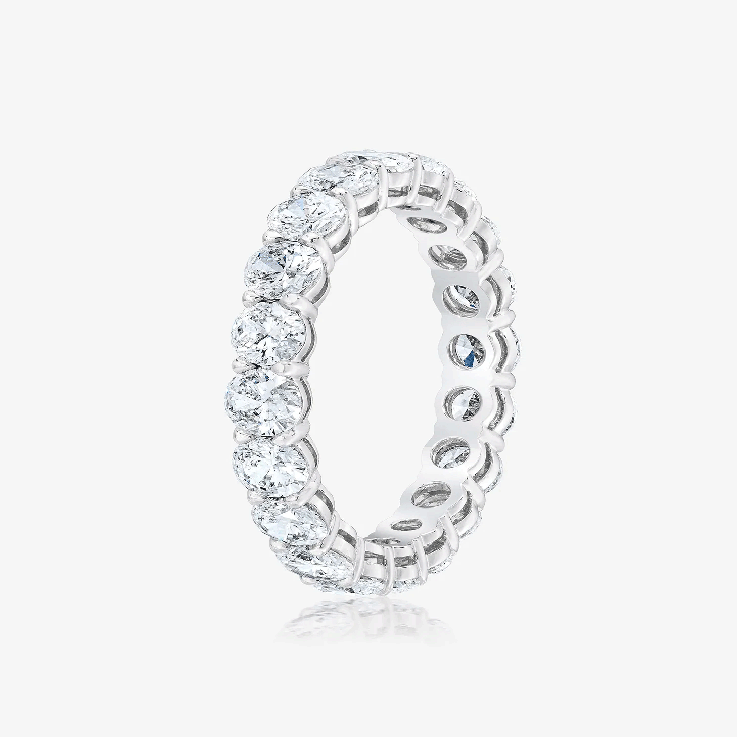 Certified IGI Oval Lab-Grown Diamond Eternity Band