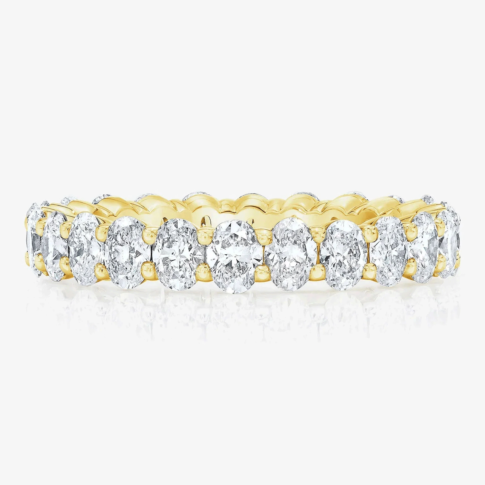 Certified IGI Oval Lab-Grown Diamond Eternity Band