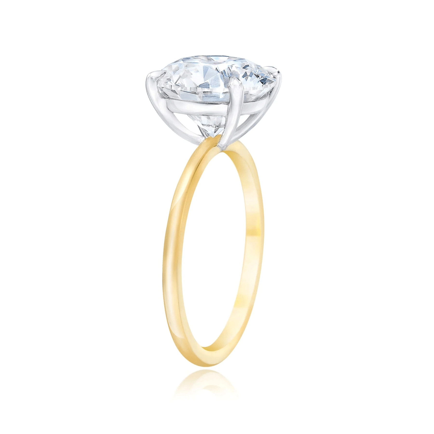 Certified IGI Round Lab-Grown Diamond Solitaire Ring