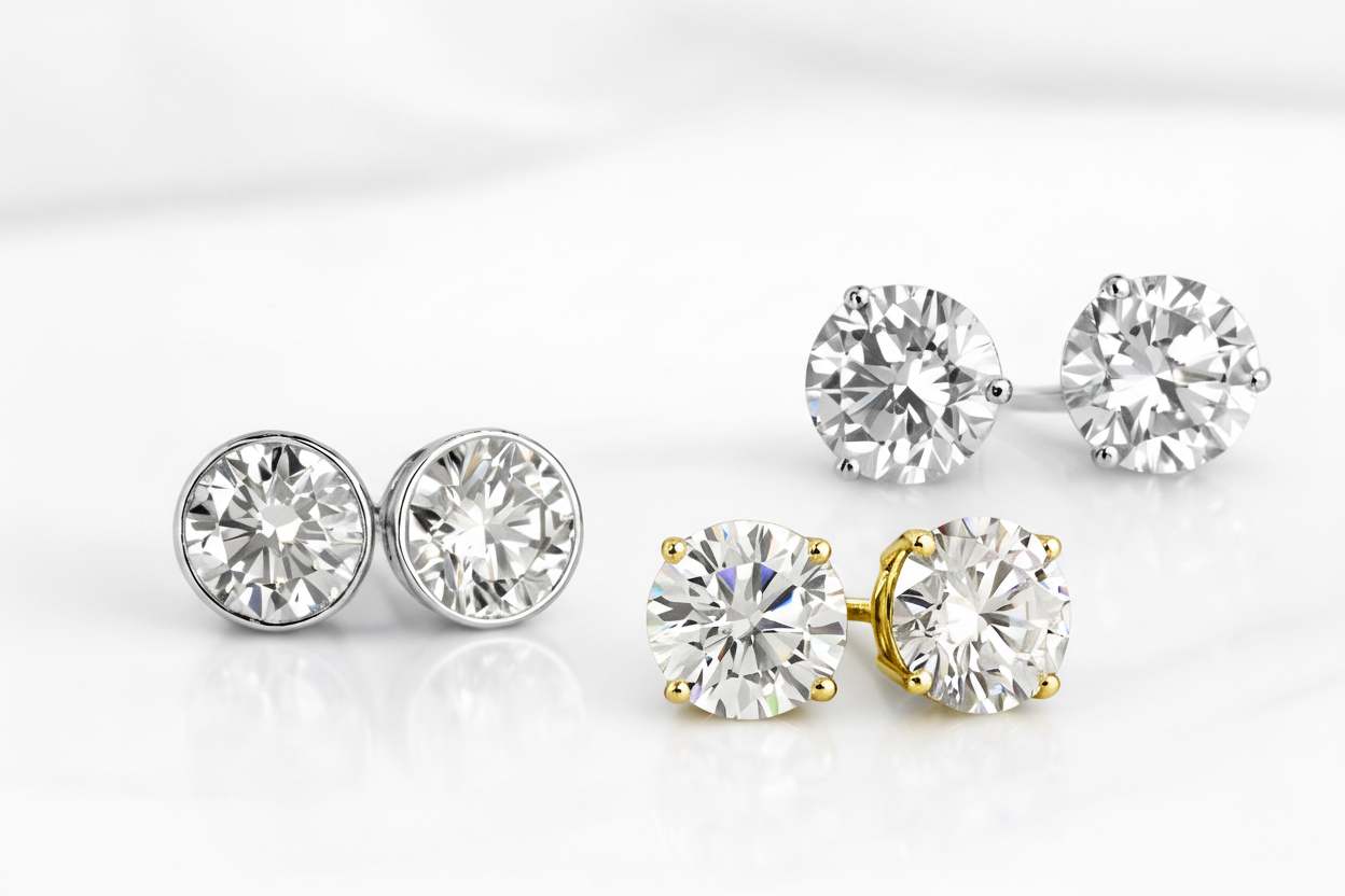 Diamond Stud Earrings