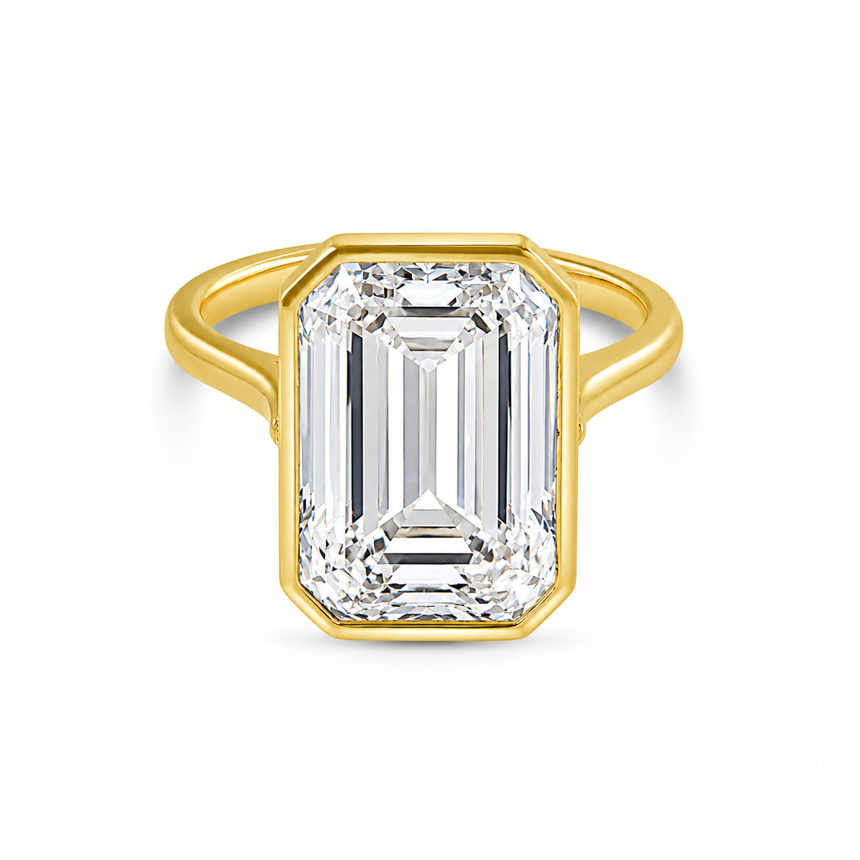 Emerald-Cut Solitaire Ring