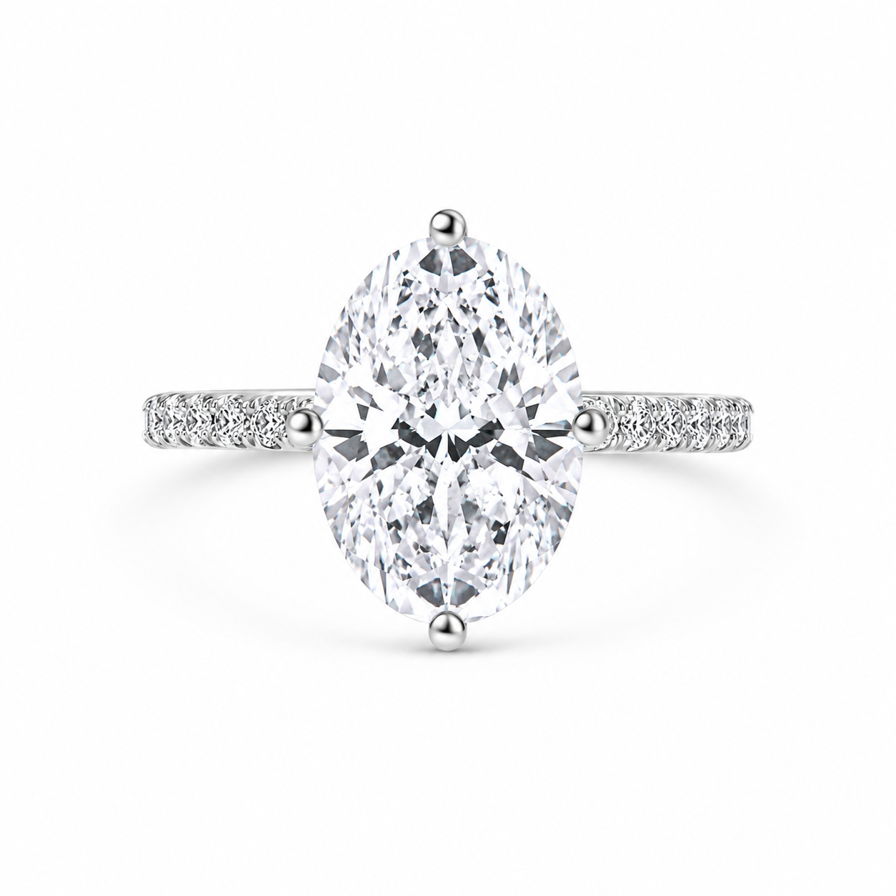 Oval Solitaire Ring