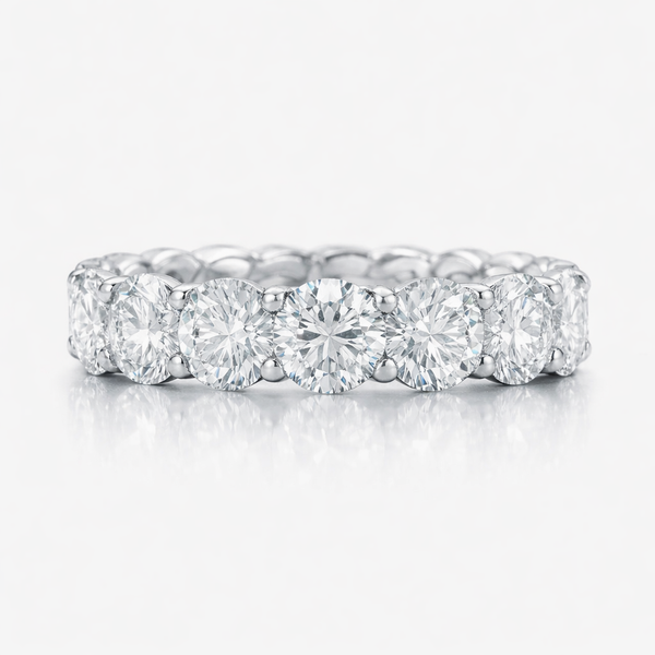 Certified IGI Round Lab-Grown Diamond Eternity Band