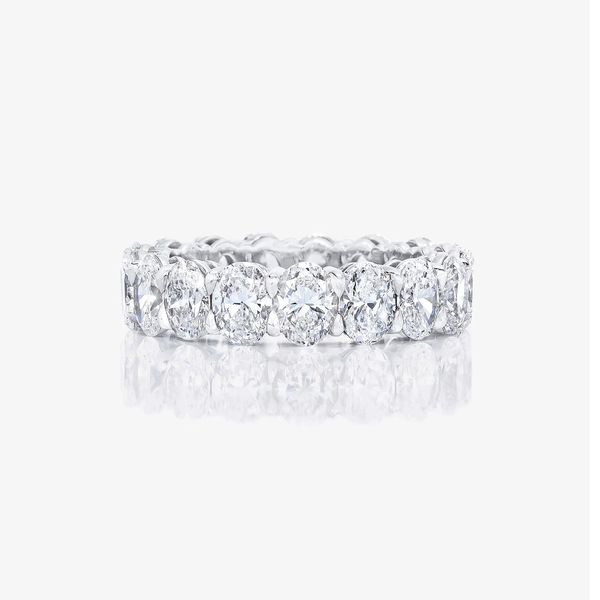 Certified IGI Oval Lab-Grown Diamond Eternity Band