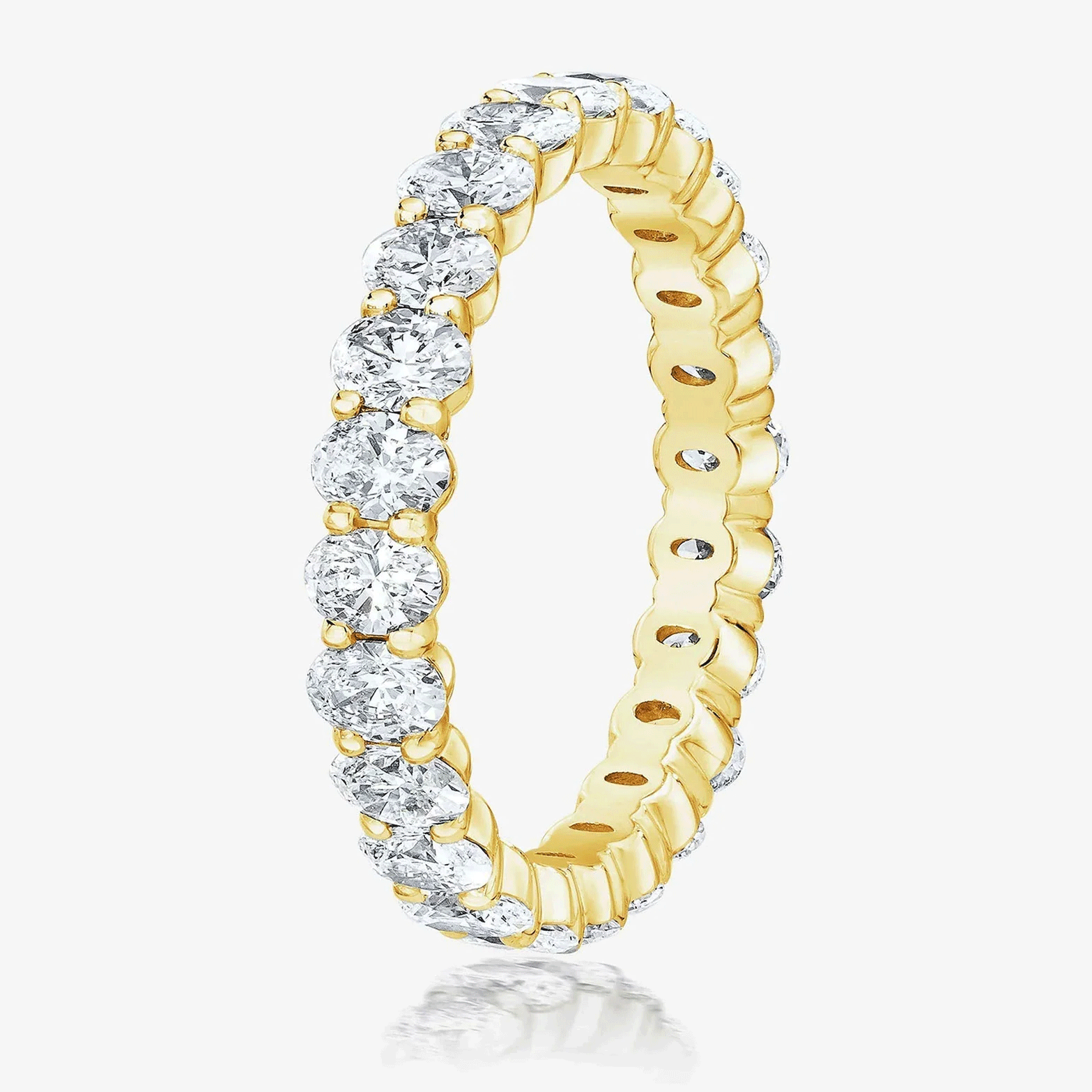 Certified IGI Oval Lab-Grown Diamond Eternity Band
