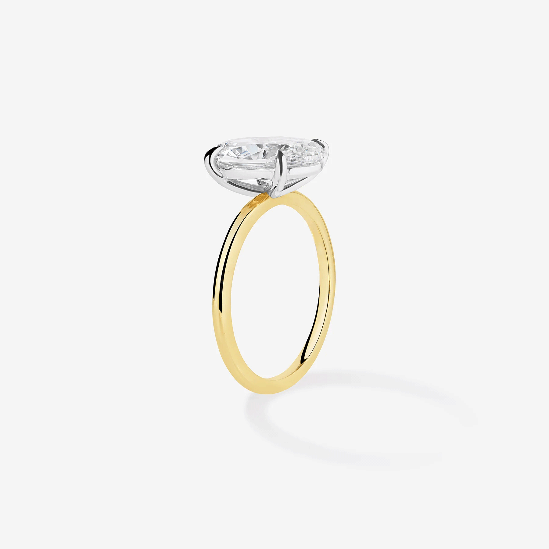 Certified IGI Cushion-Cut Lab-Grown Diamond Solitaire Ring