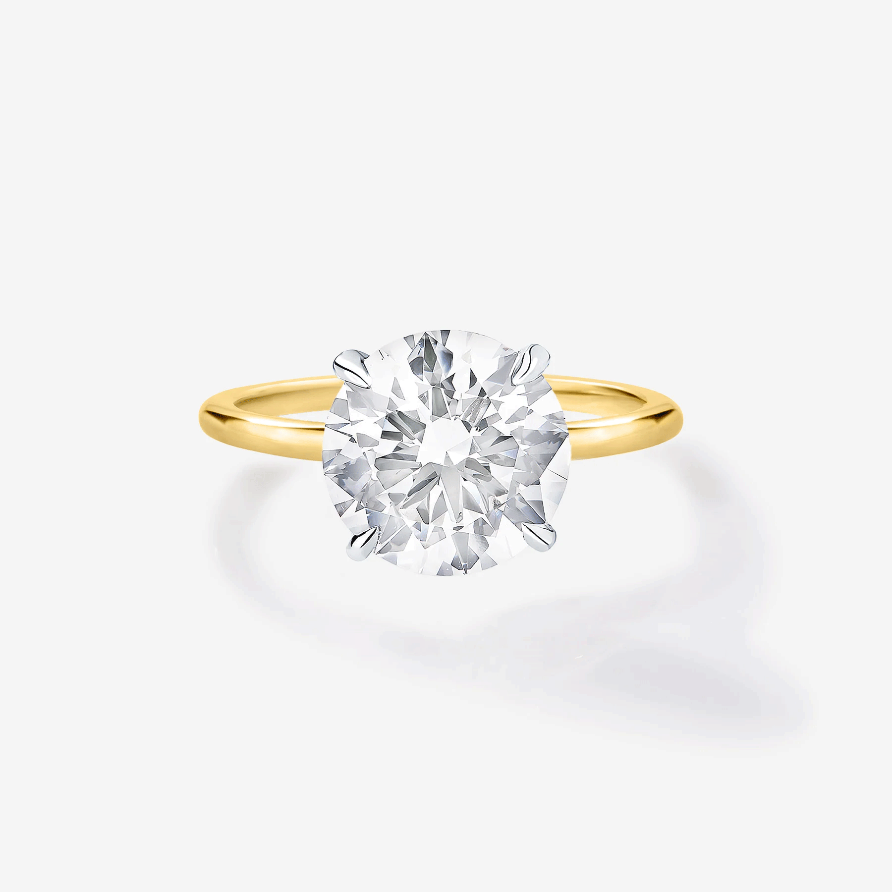 Certified IGI Round Lab-Grown Diamond Solitaire Ring
